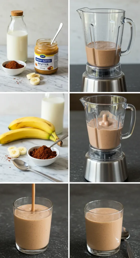 Chocolate Peanut Butter Smoothie