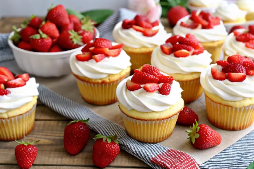 Amazing Strawberry Shortcake Cupcakes recipes