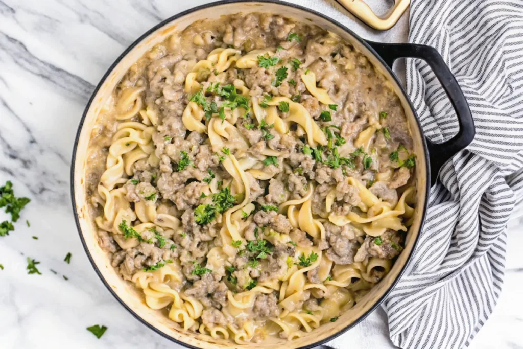 Hamburger Stroganoff The Comfort Food You Need in Your Life recipe
