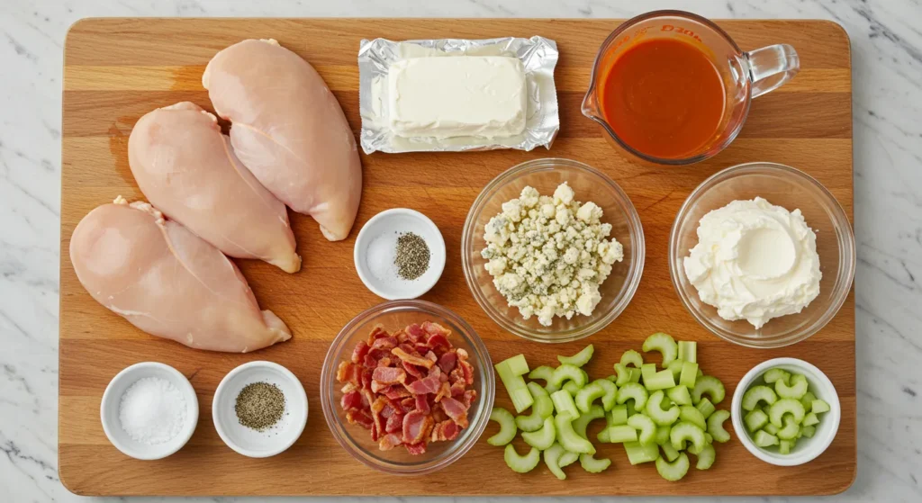 Ingredients Dinner Recipes Buffalo Chicken Stuffed Peppers Recipe