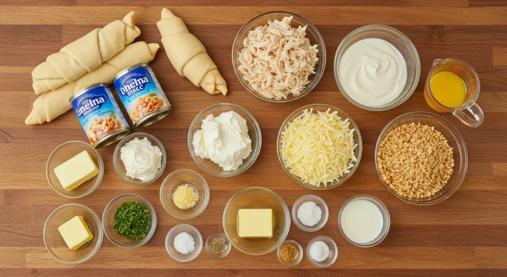 Ingredients For Chicken Parmesan Pillows Recipe