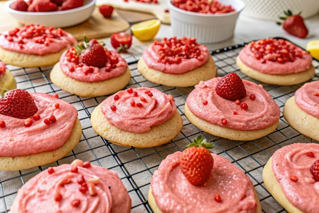 Strawberry Lemonade Cookies Recipe