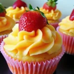 Strawberry Mango Cupcakes