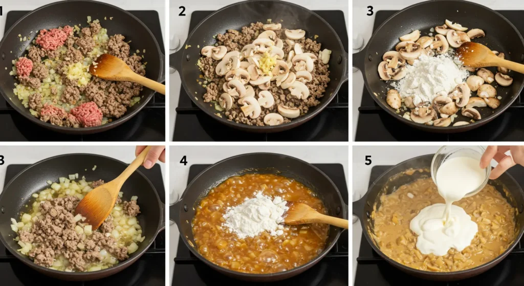 Steps For Hamburger Stroganoff The Comfort Food You Need