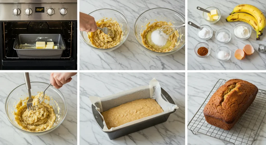 Steps For Easy Banana Bread Recipe