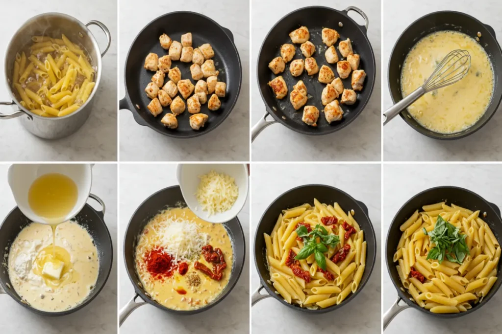 Steps How To Make of Methode 2 For Marry Me Chicken Pasta The Dish That’ll Steal Your Heart