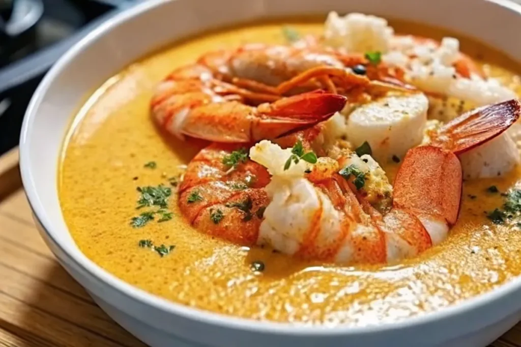 Triple Seafood Bisque A Creamy, Seafood-Packed Adventure