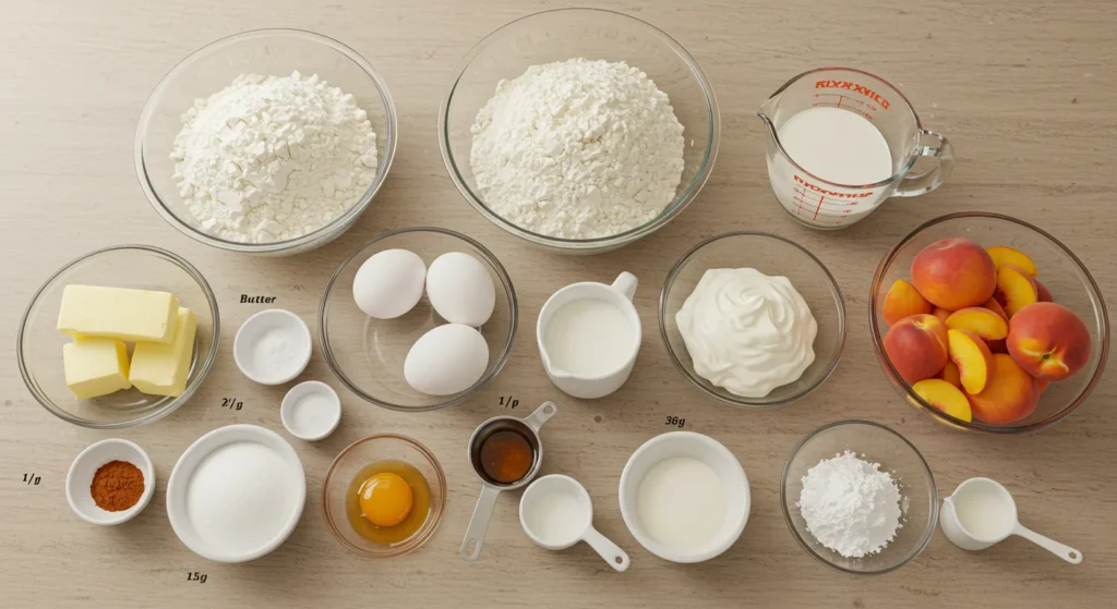 ingredients Honey Peach Cream Cheese Cupcakes recipes