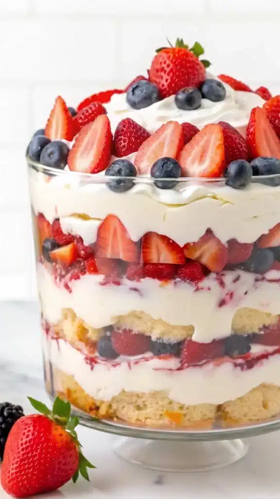 Homemade Make this 4th of July Trifle Recipe At Home