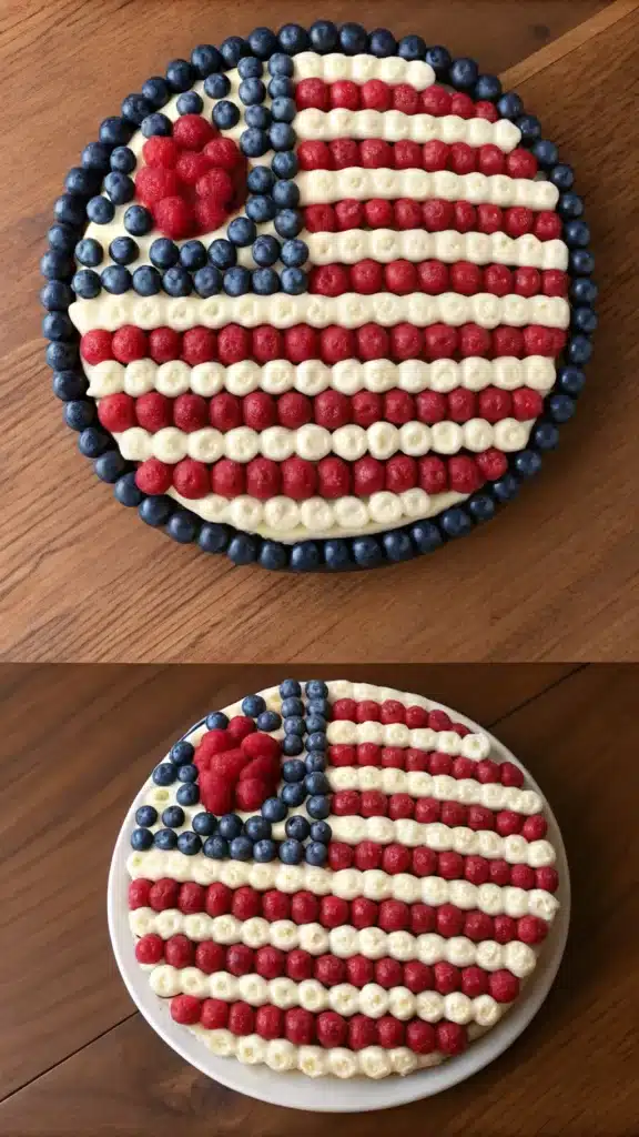 How to Make American Flag Fruit Pizza